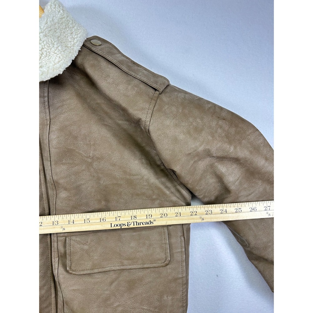 Universal Thread Bomber Jacket Womens Medium Brow… - image 7